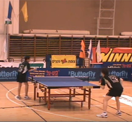 גמר אליפות ישראל – גילאי 15- לשנת 2009 – אלעד קופרברג נגד אור בשן